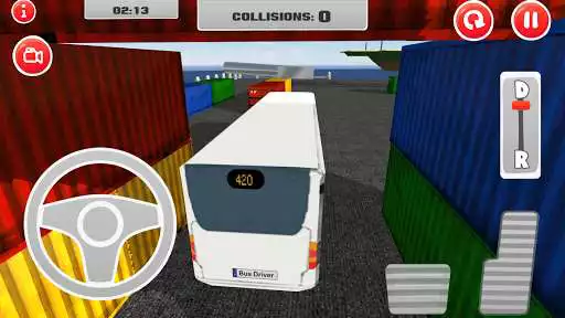 Play Bus Parking Simulator 2020 as an online game Bus Parking Simulator 2020 with UptoPlay