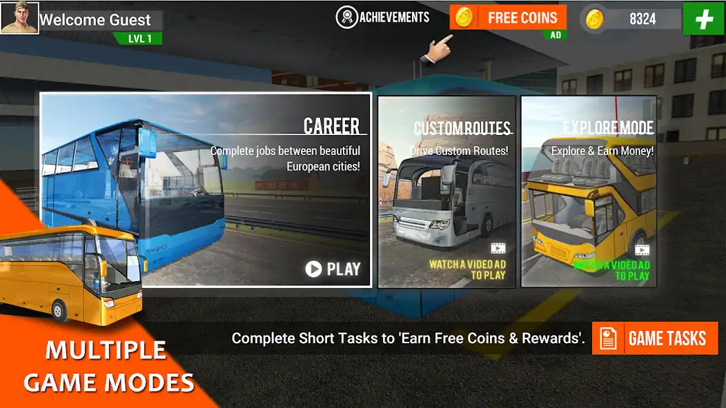 Play Bus Simulator 2023 : Transport  and enjoy Bus Simulator 2023 : Transport with UptoPlay