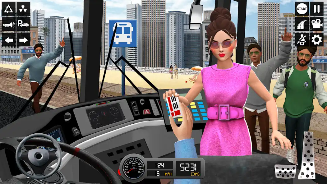 Play Bus Simulator 3D: Bus Games  and enjoy Bus Simulator 3D: Bus Games with UptoPlay