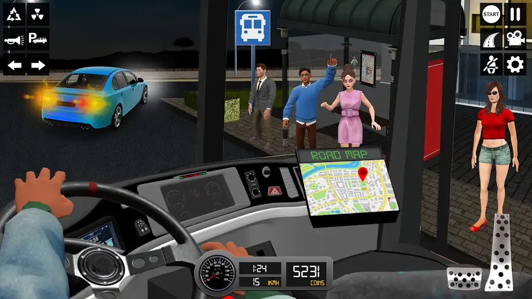 Play Bus Simulator 3D: Bus Games as an online game Bus Simulator 3D: Bus Games with UptoPlay