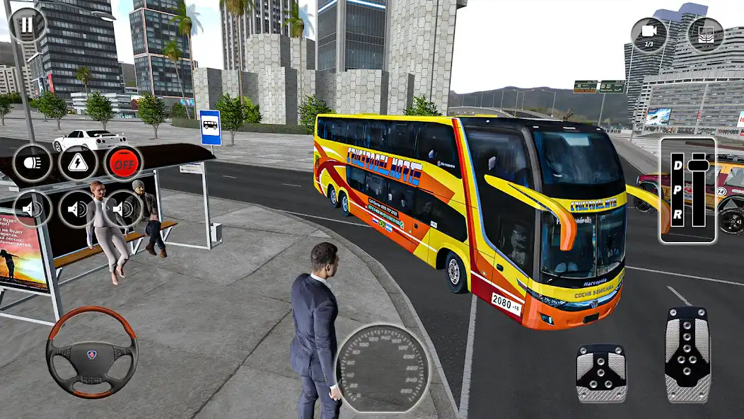 Play Bus Simulator : 3D Coach Games as an online game Bus Simulator : 3D Coach Games with UptoPlay