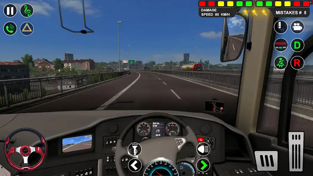 Play Bus Simulator - Bus Driving 3D as an online game Bus Simulator - Bus Driving 3D with UptoPlay