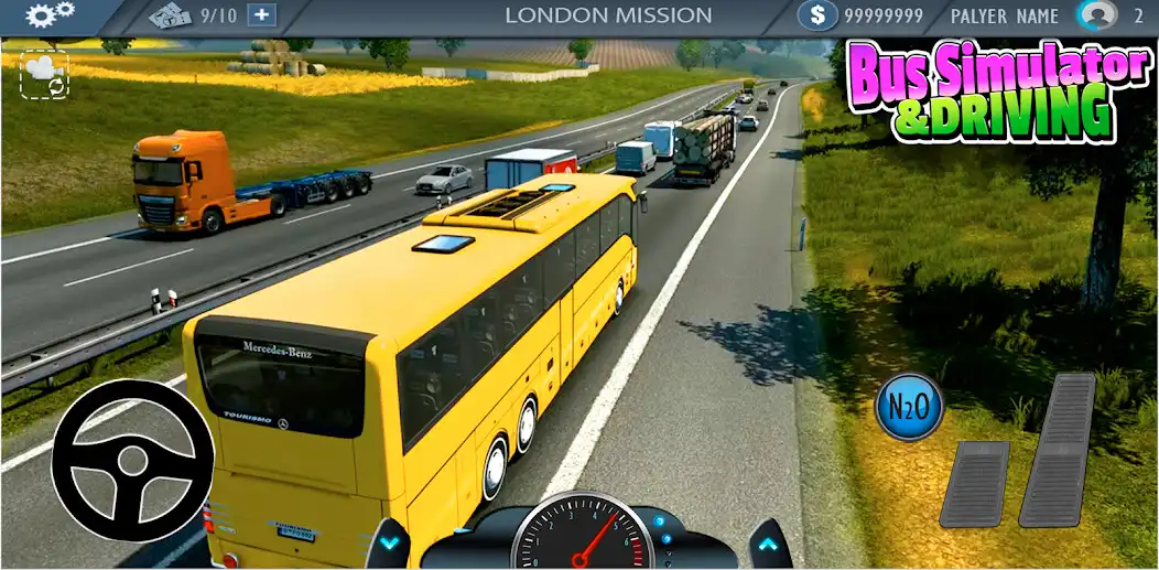Play Bus Simulator : Bus Driving as an online game Bus Simulator : Bus Driving with UptoPlay