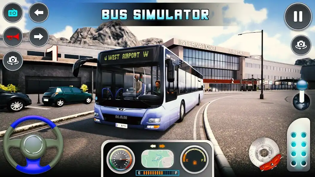 Play Bus Simulator - Coach Bus as an online game Bus Simulator - Coach Bus with UptoPlay
