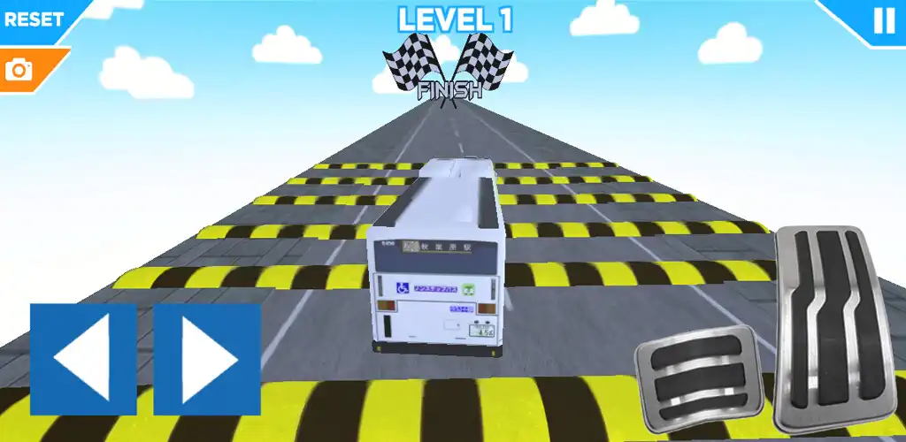 Play Bus vs Speed bump 999+ as an online game Bus vs Speed bump 999+ with UptoPlay