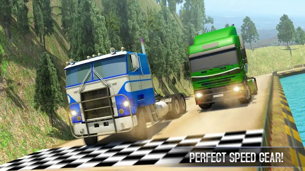 Play Bus vs Truck Race  and enjoy Bus vs Truck Race with UptoPlay