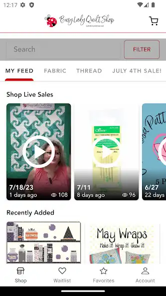 Play Busy Lady Quilt Shop  and enjoy Busy Lady Quilt Shop with UptoPlay