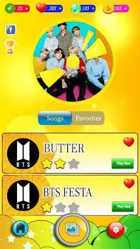 Play Butter - BTS KPOP Piano Tiles Game  and enjoy Butter - BTS KPOP Piano Tiles Game with UptoPlay