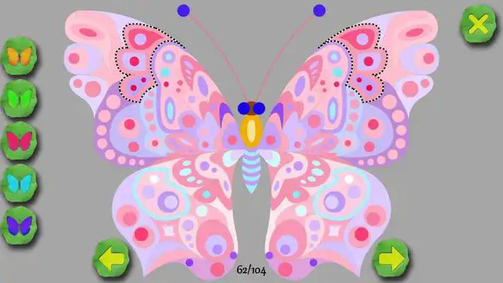 Play Butterflies Coloring + Match 3