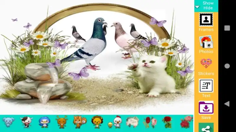 Play butterflies Frame as an online game butterflies Frame with UptoPlay