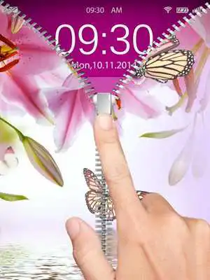 Play Butterflies Lock Screen