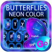 Free play online Butterflies Neon Color Theme APK