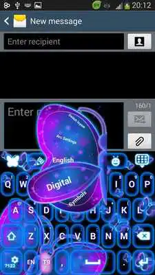 Play Butterflies Neon Color Theme