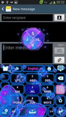 Play Butterflies Neon Color Theme