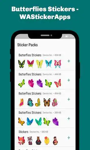 Play Butterflies Stickers for Whatsapp (WAStickerApps)  and enjoy Butterflies Stickers for Whatsapp (WAStickerApps) with UptoPlay
