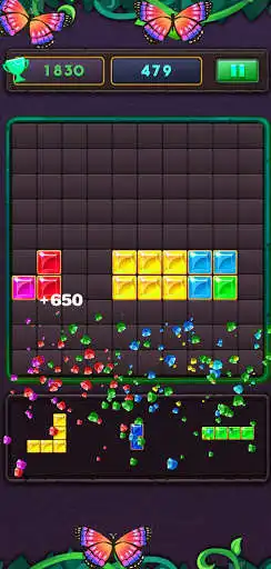 Play Butterfly Block puzzle as an online game Butterfly Block puzzle with UptoPlay