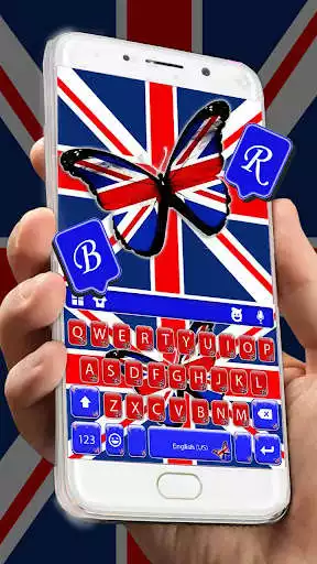 Play Butterfly British Flag Keyboard Theme  and enjoy Butterfly British Flag Keyboard Theme with UptoPlay