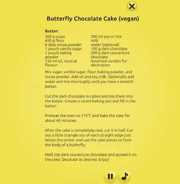 Play BUTTERFLY CHOCOLATE CAKE - COOKING WITH EMMA  and enjoy BUTTERFLY CHOCOLATE CAKE - COOKING WITH EMMA with UptoPlay