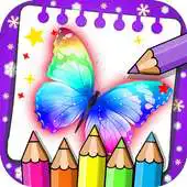 Free play online Butterfly Coloring Book - coloring Butterfly pages APK