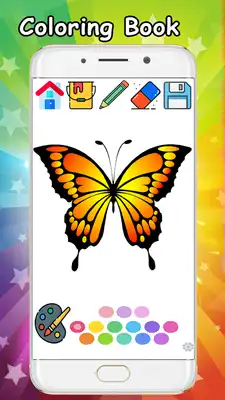 Play Butterfly Coloring Book - coloring Butterfly pages