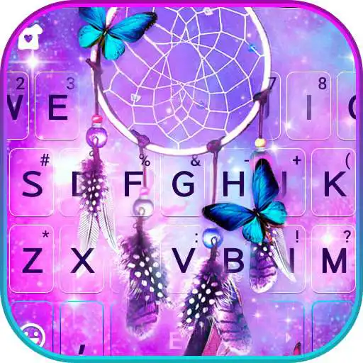 Free play online Butterflydream Keyboard Theme  APK