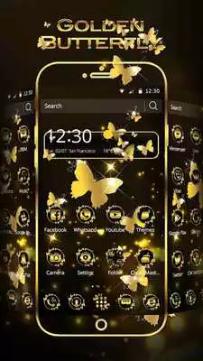 Play Butterfly Gold Theme