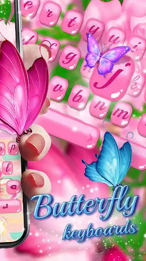 Play Butterfly Keyboard Themes as an online game Butterfly Keyboard Themes with UptoPlay