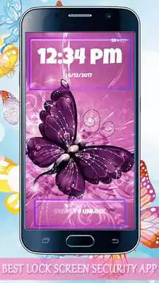 Play Butterfly Keypad Lock Screen