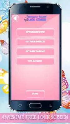 Play Butterfly Keypad Lock Screen