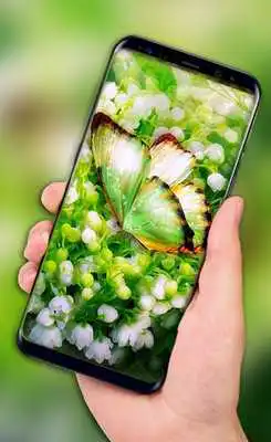 Play Butterfly Live Wallpaper HD: Butterfly Screen lock