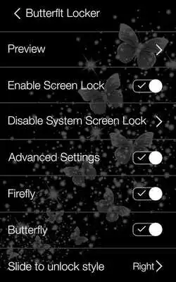Play Butterfly Lock Screen Theme