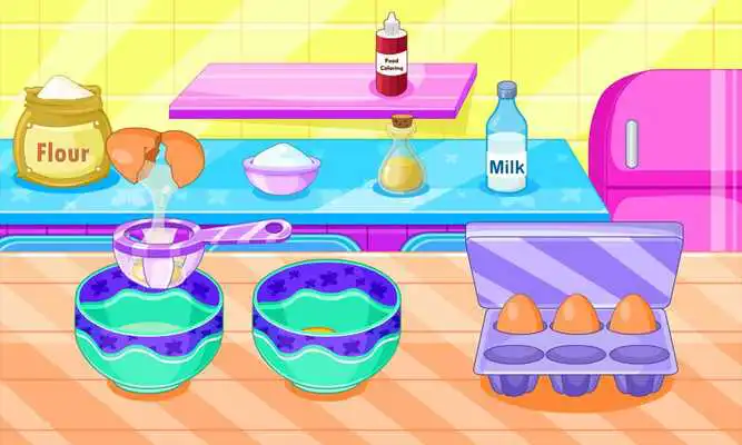 Play Butterfly muffins cooking game