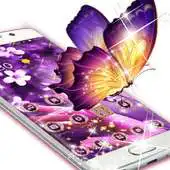 Free play online Butterfly Purple Theme APK