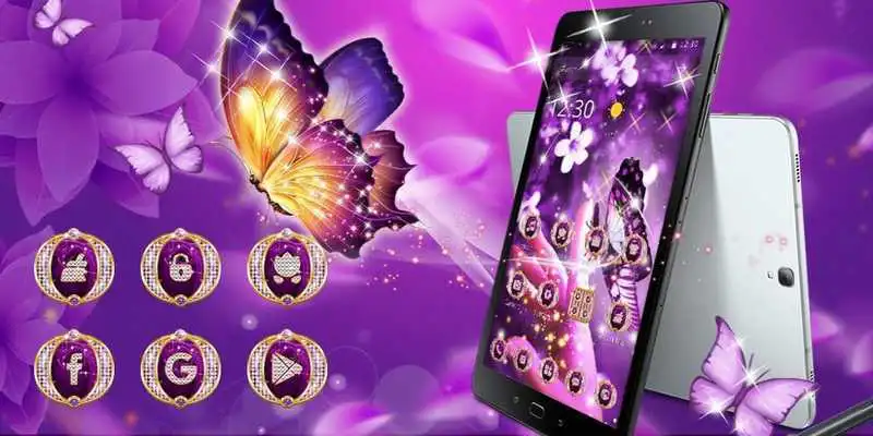 Play Butterfly Purple Theme