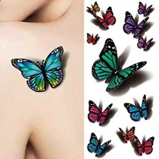 Free play online Butterfly Tattoos APK