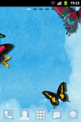 Play Butterfly Theme GO Launcher EX as an online game Butterfly Theme GO Launcher EX with UptoPlay