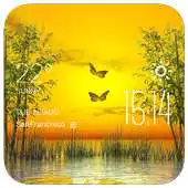 Free play online Butterfly weather widget/clock APK Free play online Butterfly weather widget/clock APK