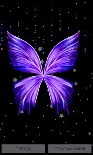 Play Butterfly wings. LiveWallpaper