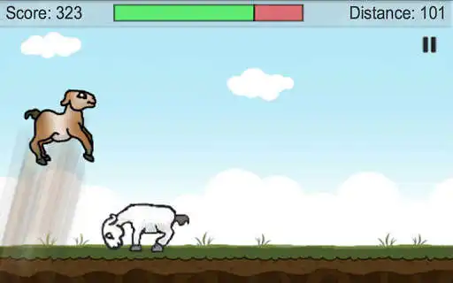 Play Buttermilk - The Bouncing Goat as an online game Buttermilk - The Bouncing Goat with UptoPlay