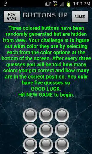 Play Buttons Up  and enjoy Buttons Up with UptoPlay