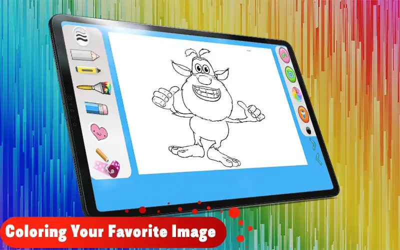 Play Buuba Coloring Book as an online game Buuba Coloring Book with UptoPlay