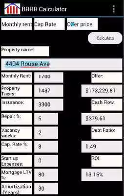 Play Buy Repair Rent Refinance Real Estate Calculator