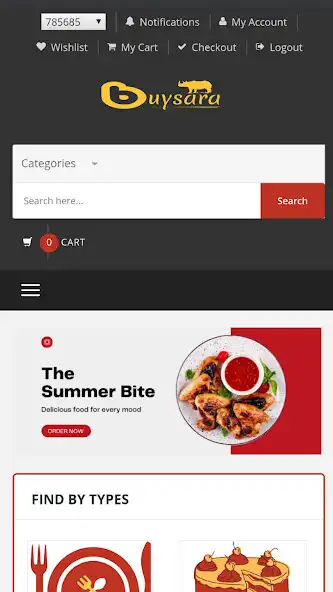 Play buysara - Online Cake Delivery - Food Delivery App  and enjoy buysara - Online Cake Delivery - Food Delivery App with UptoPlay