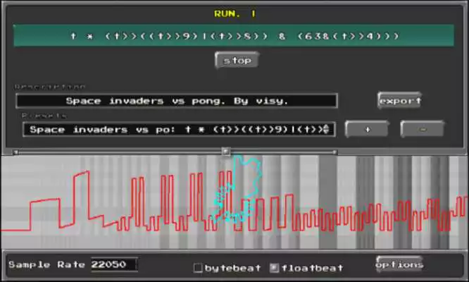 Play Bytebeat Machine Play Bytebeat Machine