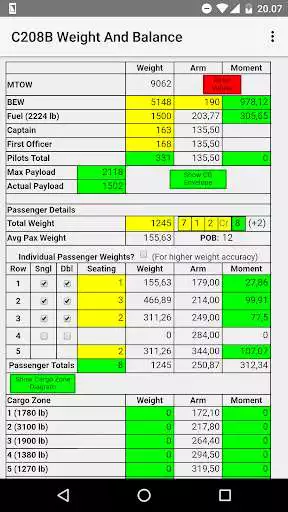 Play C208B Weight And Balance - Pounds Version  and enjoy C208B Weight And Balance - Pounds Version with UptoPlay