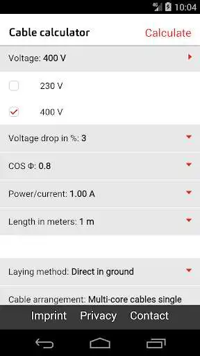Play Cable Calculator  and enjoy Cable Calculator with UptoPlay