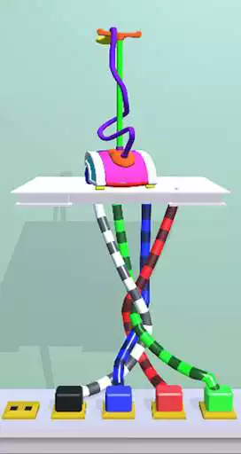 Play Cable Tangled Puzzle as an online game Cable Tangled Puzzle with UptoPlay