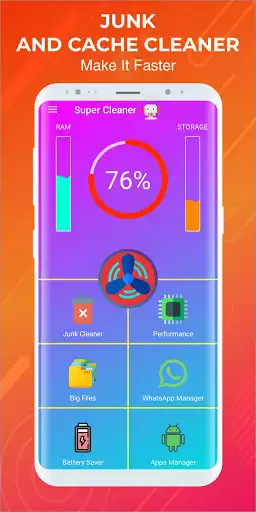Play Cache Cleaner  Speed Booster - Junks Optimize  and enjoy Cache Cleaner  Speed Booster - Junks Optimize with UptoPlay