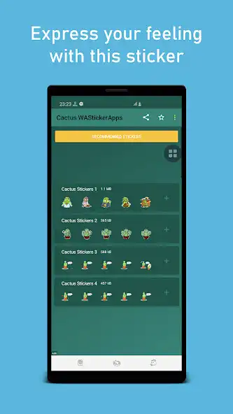 Play Cactus Stickers WAStickerApps as an online game Cactus Stickers WAStickerApps with UptoPlay