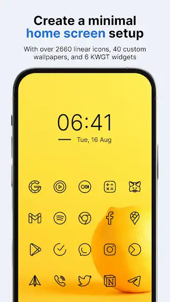 Play Caelus Black: linear icon pack  and enjoy Caelus Black: linear icon pack with UptoPlay